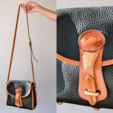 Crossbody Bag. Vintage 80s Dooney and by NewOldFashionVintage