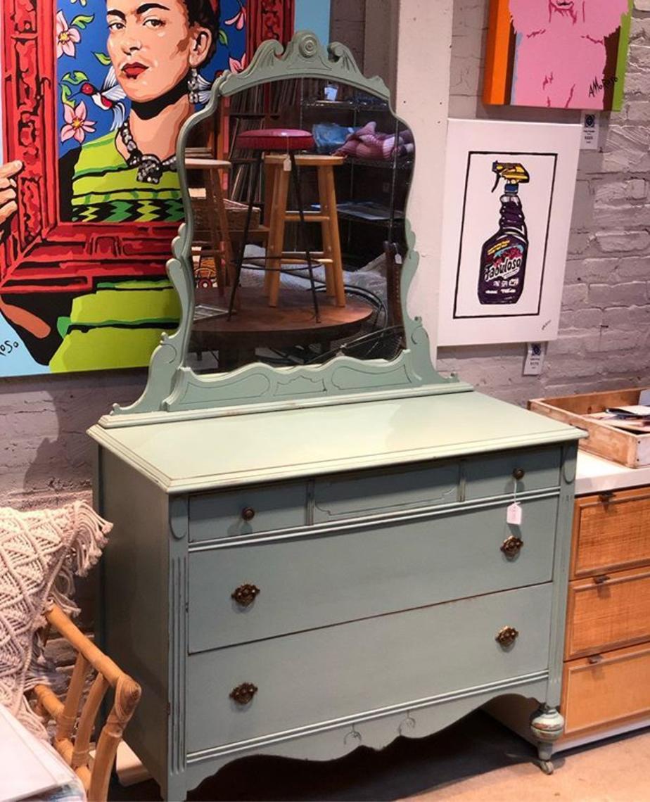 Sweet Dresser Mirror In A Gorgeous Duck Egg Blue From Miss