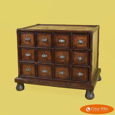 Bamboo Elephant 12 Drawer Cabinet