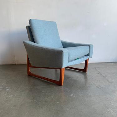 Danish Modern Teak Sculptural Arm Chair 