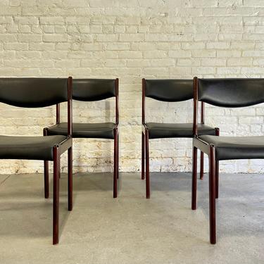 DANISH Mid Century Modern ROSEWOOD DINING Chairs by Sax Mobler, Set of 4 