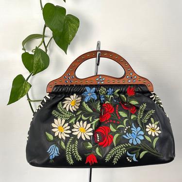 Isabella Hand Painted Bag – Mitzify Bags