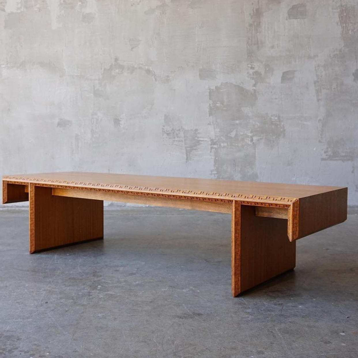 Frank Lloyd Wright Henredon Coffee Table. | F&F Vintage - Merced, CA ...