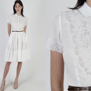 AMERI EYELET LACE SHIRT DRESS Ameri（アメリ）の「EYELET LACE
