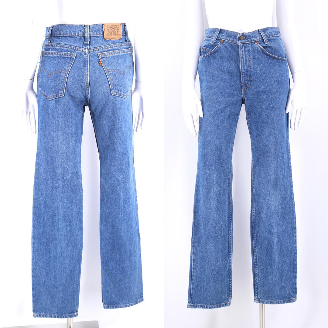 70s 80s LEVIS Student Fit orange tab 705 high waist jeans 29 / Ritual