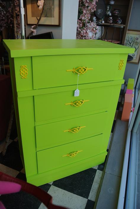 Lime Green Chest Of Drawers 325 From Miss Pixies Of 14th Street