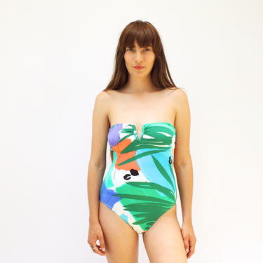 Summer of '76 Swimsuit // vintage 70s floral two | Fenix Vintage