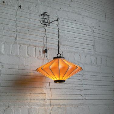 Vintage Mid Century Bubble Lamp In the Manner of George Nelson 