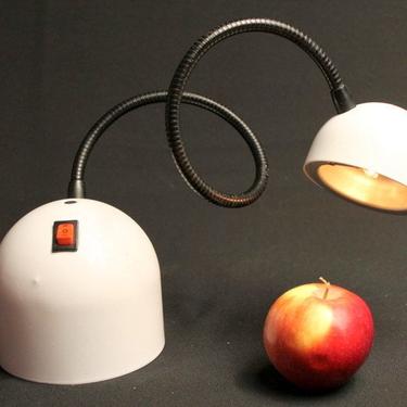 HALOGEN TABLE LAMP flexible gooseneck  by Gammalux Italy vintage modern 1980 era 