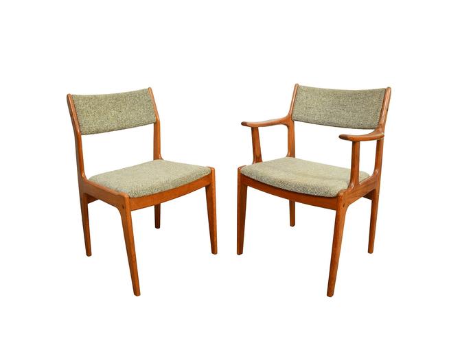 6 Teak Dining Chairs Scandinavia Woodworks Danish Modern 2 Arm