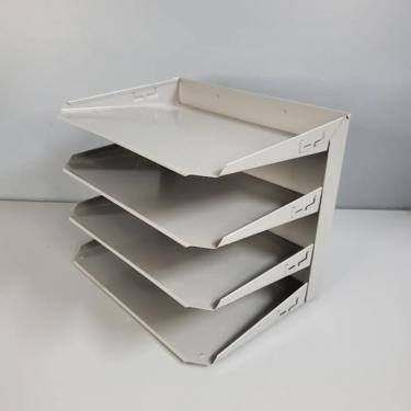 Vintage Metal File Tray 