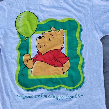 Vintage T-shirt Disney Winnie the Pooh  Team 1990s Adidas Retro California Tee 1990s Beach Surf Skate Hike Camping Casual Street 