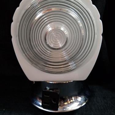 Vintage Bathroom Sconce with Outlet