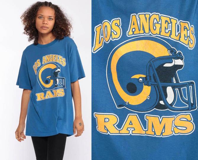 Los Angeles Rams Shirt -- 80s Football Tshirt NFL Football, Shop Exile