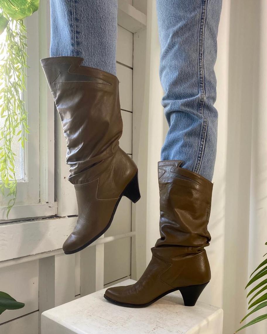 80s Lightning Bolt Boots Lucky Vintage University District