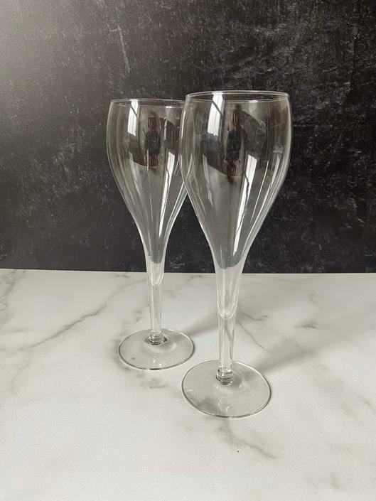 Vintage Champagne Glasses Balloon Shape And Hollow Stem Wedding Toasting Glasses Set Of 2 By Theheirloomyard From The Hyphenate Of Baltimore Md Attic