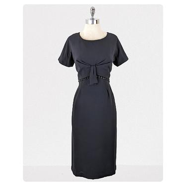 vintage 50's sheath dress (Size: L)