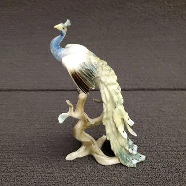 Alka Peacock Porcelain Figurine