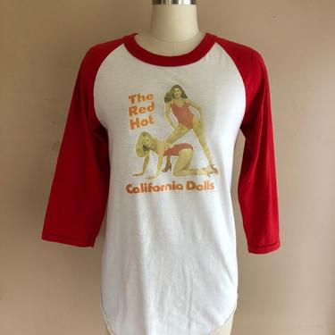 Vintage San Fransisco 49ers Raglan Graphic T-Shirt 1980s M – Black