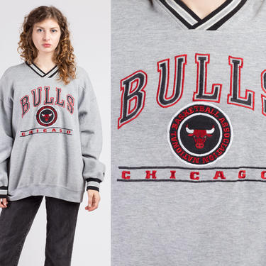 Vintage 90s Chicago Bulls Sweatshirt NBA Lee Sport Size XL