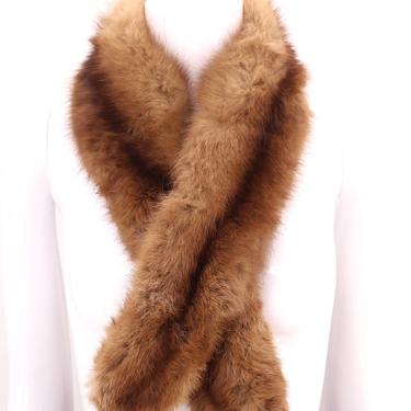 40s 50s SABLE FUR scarf / vintage fur stole / fur boa Russian Sable 37&quot; 