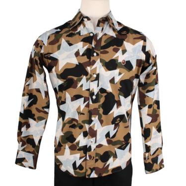 *A BATHING APE® Camo Star Print Shirt