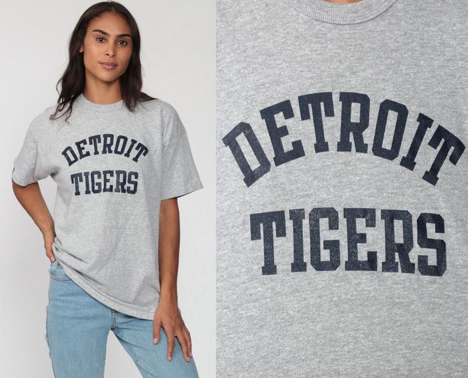 Vintage 80s MLB Detroit Tigers Graphic T-shirt 