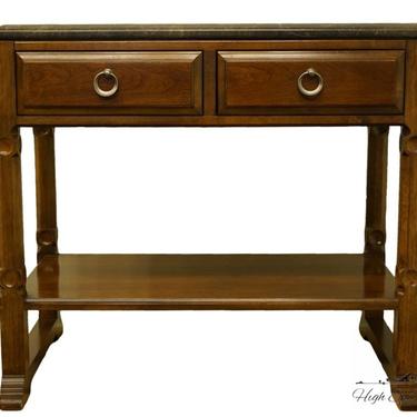 Bernhardt Furniture Traditional Style 36" Console Accent Table W. Green Marble Top 800-217 