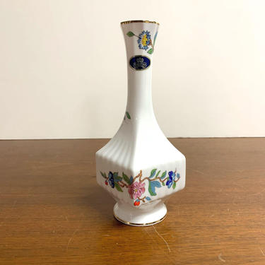 Vintage Aynsley China Pembroke Square Bud Vase 