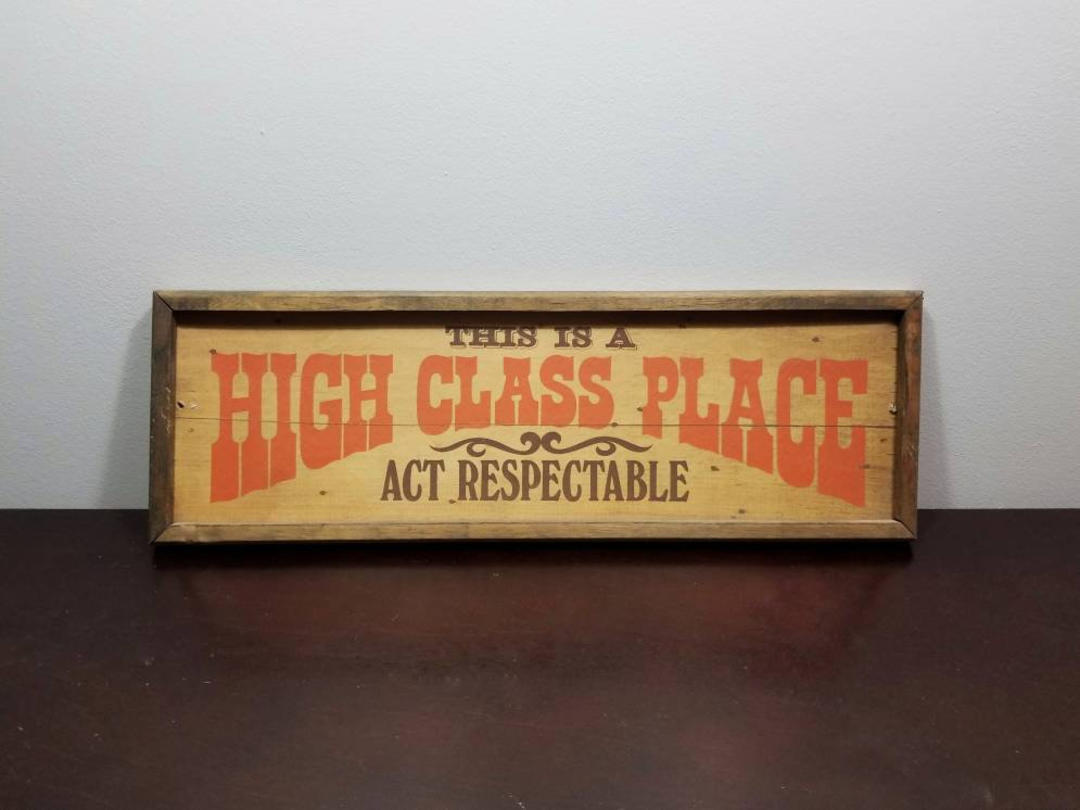 Vintage Americana Sign, John F Nosler 1973, This Is A High | Bells ...