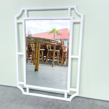Modern Ojai Rattan Mirror