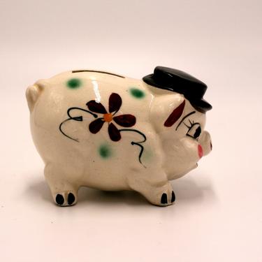 vintage anthropomorphic piggy bank 