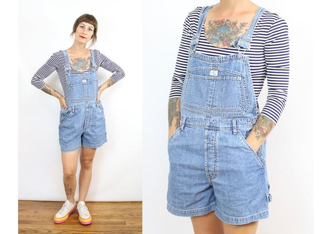 Calvin klein on sale overall shorts