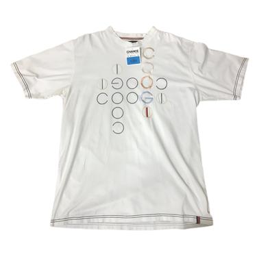 (XXL) Coogi White Embroidered Tshirt 060521 LM