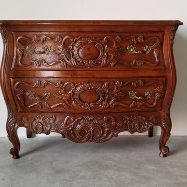 John Widdicomb French Provincial Style 2 Drawer Decorative Chest . 