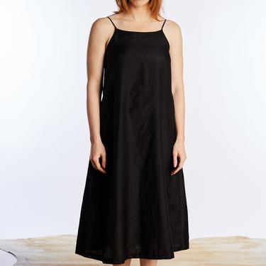 SHAN SHAN RUAN Slip Dress in Black