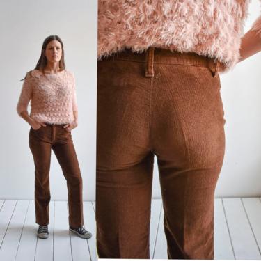 1960s Brown Corduroy Trousers 