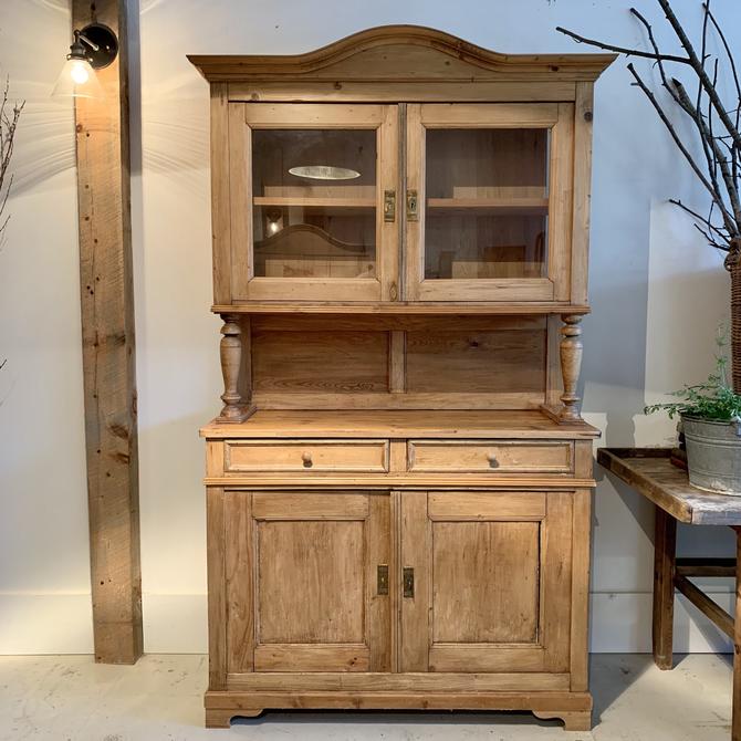 Antique Pine Hutch 