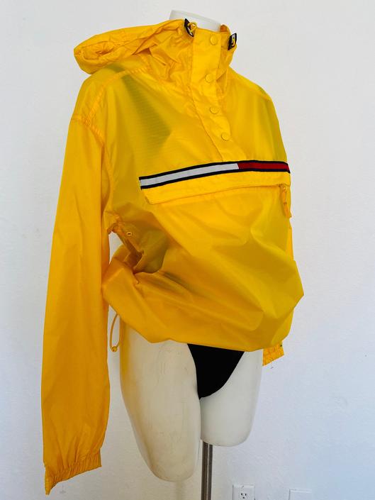 Yellow tommy hilfiger sales windbreaker