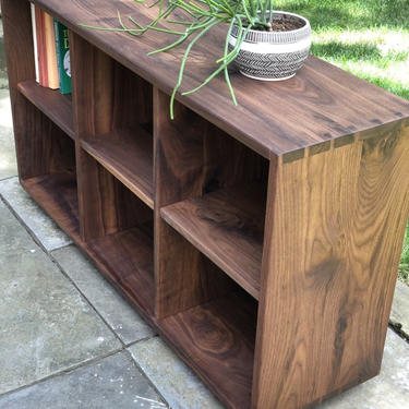 Storage Cubby Bookcase - Solid Wood 