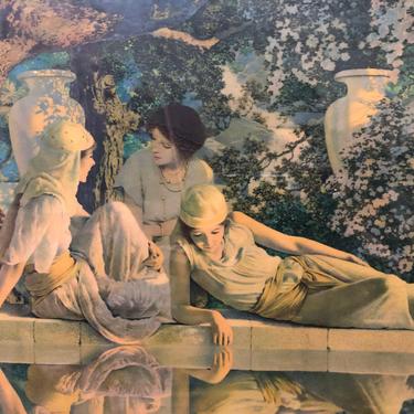 Maxfield Parrish Lithograph “Garden of Allah” 1919 