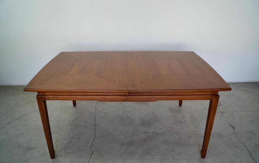 1960's Midcentury Modern Walnut Dining Table Cyclic Furniture