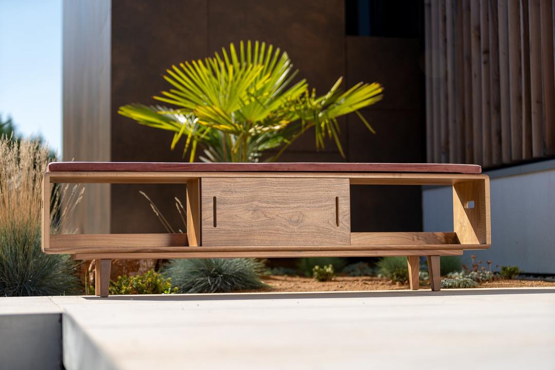 Entryway bench, Bench, Wood bench MOKU Artisan Furniture Martha's