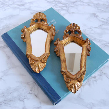 Arlington Ornate Large Wall Mirror - Antique Brass