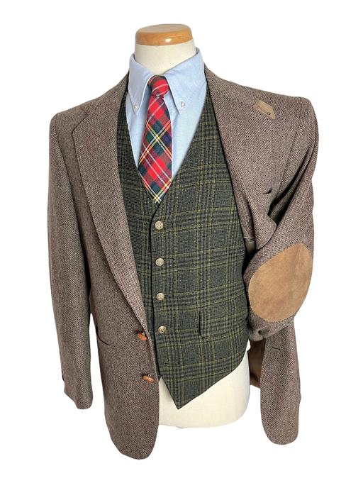 NEW Old Stock ~ Vintage DONEGAL TWEED Wool Blazer ~ 40 R ~ jacket