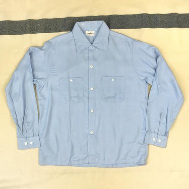 Vintage 1950s PENNEY'S TOWNCRAFT Cotton Sport Shirt ~ S