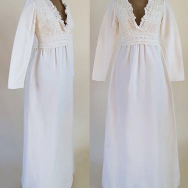 Rare Vintage 60s Gonzalo Bauer Girasol Mexican Wedding Dress 