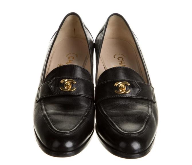 Chanel Turnlock Loafer, Black with Gold Hardware, Size, 42, New in Box WA001
