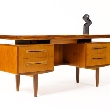 Danish Modern / Mid Century Teak Floating top Writing Desk - Fresco Line - G-Plan 