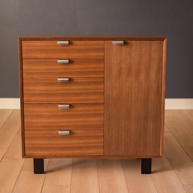 Vintage Walnut Basic Cabinet Series Dresser by George Nelson for Herman Miller 